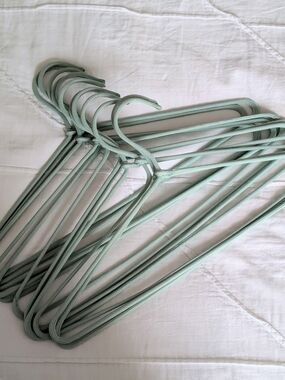 Zara Home Kids Mint Green Non-Slip Closet Hangers - Set of 12